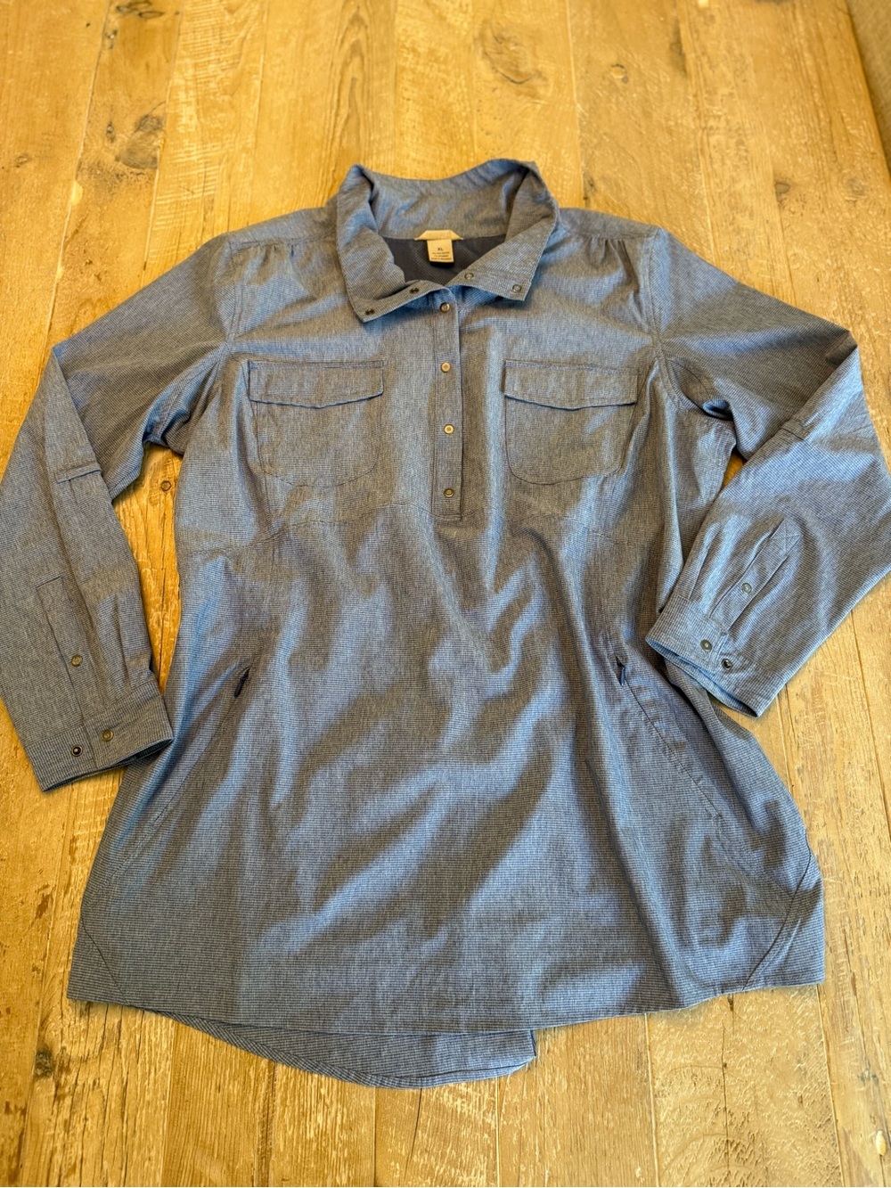 Duluth Trading Co Tunic Pockets QuickDry Adjustable Waist XL